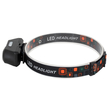 GLOBOSTAR® HEADLAMP 79066 Φακός Κεφαλής με Αισθητήρα Hand Swipe LED 25W 2500lm 60° DC 5V με USB-C με Επαναφορτιζόμενη Μπαταρία Li-ion 3.7V 1x18650 4800mAh Αδιάβροχο IP54 Ψυχρό Λευκό 6000K - CREE COB Chip - Μ8.5 x Π4 x Υ4cm - 2 Χρόνια Εγγύηση