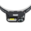 GLOBOSTAR® HEADLAMP 79066 Φακός Κεφαλής με Αισθητήρα Hand Swipe LED 25W 2500lm 60° DC 5V με USB-C με Επαναφορτιζόμενη Μπαταρία Li-ion 3.7V 1x18650 4800mAh Αδιάβροχο IP54 Ψυχρό Λευκό 6000K - CREE COB Chip - Μ8.5 x Π4 x Υ4cm - 2 Χρόνια Εγγύηση