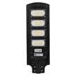 GloboStar® 71553 Αυτόνομο Ηλιακό Φωτιστικό Δρόμου Street Light LED SMD 200W 16000lm με Ενσωματωμένη Μπαταρία Li-ion 12000mAh - Φωτοβολταϊκό Πάνελ με Αισθητήρα Ημέρας-Νύχτας PIR Αισθητήρα Κίνησης Αδιάβροχο IP65 Ψυχρό Λευκό 6000K