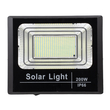 GLOBOSTAR® HERMES 71558 Προβολέας με IR Ασύρματο Χειριστήριο LED 200W 10000lm 120° DC 5V με Φωτοβολταϊκό Panel 5V 20W & Επαναφορτιζόμενη Μπαταρία Li-ion 3.2V 20000mAh Αδιάβροχο IP66 Ψυχρό Λευκό 6000K Dimmable - Sanan SMD Chip - Μαύρο - Μ35 x Π29 x Υ7.5cm - 2 Χρόνια Εγγύηση