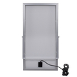 GLOBOSTAR® HERMES 71558 Προβολέας με IR Ασύρματο Χειριστήριο LED 200W 10000lm 120° DC 5V με Φωτοβολταϊκό Panel 5V 20W & Επαναφορτιζόμενη Μπαταρία Li-ion 3.2V 20000mAh Αδιάβροχο IP66 Ψυχρό Λευκό 6000K Dimmable - Sanan SMD Chip - Μαύρο - Μ35 x Π29 x Υ7.5cm - 2 Χρόνια Εγγύηση