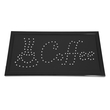 GloboStar® 75686 Φωτιστικό Ταμπέλα LED Σήμανσης COFFEE με Πρίζα AC 230V Μ48xΠ25xΥ2cm