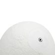GloboStar® MOON 79605 Επιτραπέζιο Ανάγλυφο Διακοσμητικό Φωτιστικό Φ15cm 3D MOON LIGHT LED 3.7W DC 5V με Ενσωματωμένη Μπαταρία 500mAh Li-ion Επαναφορτιζόμενο - Καλώδιο Τροφοδοσίας USB και Διακόπτη Αφής CCT Θερμό Λευκό 3000K - Ψυχρό Λευκό 6000K Dimmable