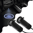 GLOBOSTAR® GHOSTLOGO 81614 Projector Προβολής Μάρκας Αυτοκινήτου MERCEDES-BENZ LED 2.5W/5W 100lm/200lm 45° DC 12V Αδιάβροχο IP65 Ψυχρό Λευκό 6000K - CREE XHP35 Chip - Μ2.2 x Π3.4 x Υ2.2cm / Q1.9cm - Πακέτο 2 Τεμαχίων - 1 Χρόνο Εγγύηση