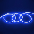 GLOBOSTAR® NEOVALE 70565 Ταινία Neon Flex LED 12W/m 600lm/m 120° DC 24V Αδιάβροχο IP65 120 x SMD2835 Chip/m Μπλε Dimmable - Μ100 x Π0.8 x Υ1.6cm - 3 Χρόνια Εγγύηση