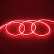 GLOBOSTAR® NEOVALE 70573 Ταινία Neon Flex LED 12W/m 600lm/m 120° DC 220-240V Αδιάβροχο IP65 120 x SMD2835 Chip/m Κόκκινο Dimmable - Μ100 x Π0.8 x Υ1.6cm - 3 Χρόνια Εγγύηση