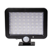 GLOBOSTAR® ZETA 71458 Προβολέας με Ανιχνευτή PIR / Αισθητήρα Κίνησης LED 20W 1000lm 120° DC 5V με Φωτοβολταϊκό Panel 5V 1W & Επαναφορτιζόμενη Μπαταρία Li-ion 3.2V 2400mAh Αδιάβροχο IP65 Ψυχρό Λευκό 6000K - Sanan SMD Chip - Μαύρο - Μ15 x Π3.5 x Υ13cm - 2 Χρόνια Εγγύηση