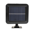 GLOBOSTAR® ZETA 71458 Προβολέας με Ανιχνευτή PIR / Αισθητήρα Κίνησης LED 20W 1000lm 120° DC 5V με Φωτοβολταϊκό Panel 5V 1W & Επαναφορτιζόμενη Μπαταρία Li-ion 3.2V 2400mAh Αδιάβροχο IP65 Ψυχρό Λευκό 6000K - Sanan SMD Chip - Μαύρο - Μ15 x Π3.5 x Υ13cm - 2 Χρόνια Εγγύηση