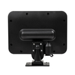 GLOBOSTAR® ZETA 71461 Προβολέας με Ανιχνευτή PIR / Αισθητήρα Κίνησης LED 20W 1000lm 120° DC 5V με Φωτοβολταϊκό Panel 5V 1W & Επαναφορτιζόμενη Μπαταρία Li-ion 3.2V 2400mAh Αδιάβροχο IP65 Ψυχρό Λευκό 6000K - Sanan COB Chip - Μαύρο - Μ15 x Π3.5 x Υ13cm - 2 Χρόνια Εγγύηση