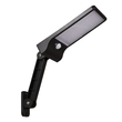 GLOBOSTAR® RASOL 71465 Προβολέας με Ανιχνευτή PIR / Αισθητήρα Κίνησης LED 4W 200lm 120° DC 5V με Φωτοβολταϊκό Panel 5V 0.3W & Επαναφορτιζόμενη Μπαταρία Li-ion 3.2V 2200mAh Αδιάβροχο IP65 Ρυθμιζόμενο Λευκό CCT με Χειριστήριο από 2700K έως 6000K Dimmable - Sanan SMD Chip - Μαύρο - Μ20.5 x Π11 x Υ3cm - 2 Χρόνια Εγγύηση
