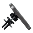 GloboStar® 79695 Μαγνητική Βάση Κινητού Αυτοκινήτου Max 15W USB σε USB Type-C με Κλιπ στον Αεραγωγό - Ασύρματη Φόρτιση MagSafe QuickCharge 3.0