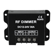 GLOBOSTAR® DIMMERME 73310 Σετ Dimmer με RF Ασύρματο Χειριστήριο με 1 x 30A 720W Κανάλι DC 12-24V 30A 720W Max IP20 - RF2.4Ghz - Μ8.7 x Π6.2 x Υ2cm - 2 Χρόνια Εγγύηση