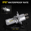 GLOBOSTAR® LEDKITM4 81665 Λάμπα H4 CANbus LED 20W/40W 3200lm/6400lm 360° DC 12-24V Αδιάβροχο IP65 Ψυχρό Λευκό 6000K - CREE COB Chip - Μ4.7 x Π4.7 x Υ8.2cm - Πακέτο 2 Τεμαχίων - 2 Χρόνια Εγγύηση