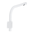 GloboStar® 90229 Μεταλλική Βάση Στήριξης CURVED M62cm x Φ60mm για Φωτιστικά Δρόμου Street Lights με Διάμετρο Βάσης Φ60mm