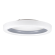 GLOBOSTAR® ARIANA 61036 Μοντέρνο Φωτιστικό Οροφής LED 55W 6376lm 120° AC 220-240V IP20 Ρυθμιζόμενο Λευκό CCT με Χειριστήριο από 2700K έως 6000K Dimmable - Lumileds SMD Chip - Γκρι - Μ48 x Π48 x Υ9cm - 3 Χρόνια Εγγύηση
