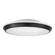 GLOBOSTAR® MELINA 61040 Μοντέρνο Φωτιστικό Οροφής LED 55W 6376lm 120° AC 220-240V IP20 Ρυθμιζόμενο Λευκό CCT με Χειριστήριο από 2700K έως 6000K Dimmable - Lumileds SMD Chip - Μαύρο Ματ - Μ48 x Π48 x Υ9cm - 3 Χρόνια Εγγύηση