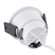 GLOBOSTAR® PLUTO-S 60246 Χωνευτό Downlight Σποτ με Honeycomb Anti Glare Reflector LED 7W 910lm 38° AC 220-240V IP20 Φυσικό Λευκό 4500K - Bridgelux COB Chip & TÜV SÜD Driver - Λευκό & Μαύρο Ματ - Μ6.4 x Π6.4 x Υ4.9cm / Q5.5cm - 5 Χρόνια Εγγύηση