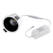 GLOBOSTAR® PLUTO-M 60252 Χωνευτό Downlight Σποτ με Honeycomb Anti Glare Reflector LED 10W 1300lm 38° AC 220-240V IP20 Φυσικό Λευκό 4500K - Bridgelux COB Chip & TÜV SÜD Driver - Λευκό & Μαύρο Ματ - Μ8.4 x Π8.4 x Υ5.9cm / Q7.5cm - 5 Χρόνια Εγγύηση