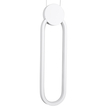 GLOBOSTAR® ILDI 61089 Μοντέρνο Κρεμαστό Φωτιστικό Οροφής LED 12W 1440lm 300° AC 220-240V IP20 Ρυθμιζόμενο Λευκό CCT με On/Off 2700K/4500K/6000K - Lumileds SMD Chip - Λευκό Ματ - Μ10 x Π2.3 x Υ38cm - 3 Χρόνια Εγγύηση