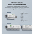 GloboStar® 80055 SONOFF SPM-MAIN - Wi-Fi Smart Stackable Power Meter Main Unit