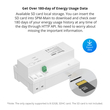 GloboStar® 80055 SONOFF SPM-MAIN - Wi-Fi Smart Stackable Power Meter Main Unit