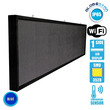 GLOBOSTAR® DISPLAY 90293 Κυλιόμενη Ψηφιακή Επιγραφή P10 Μονής Όψης LED AC 220-240V Αδιάβροχο IP65 Μπλε - WiFi Control μέσω FK APP - Αισθητήρας Θερμοκρασίας & Υγρασίας - Μ264 x Π9 x Υ72cm - 2 Χρόνια Εγγύηση