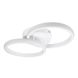 GLOBOSTAR® CORA 61059 Μοντέρνο Φωτιστικό Οροφής LED 18W 2160lm 300° AC 220-240V IP20 Ρυθμιζόμενο Λευκό CCT με On/Off 2700K/4500K/6000K - Lumileds SMD Chip - Λευκό Ματ - Μ36 x Π20.5 x Υ7cm - 3 Χρόνια Εγγύηση