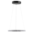 GLOBOSTAR® DIAMOND 61128 Μοντέρνο Κρεμαστό Φωτιστικό Οροφής LED 30W 3513lm 360° AC 220-240V IP20 Ρυθμιζόμενο Λευκό CCT με Χειριστήριο από 2700K έως 6000K Dimmable - Lumileds SMD Chip - Μαύρο Ματ - Μ40 x Π40 x Υ3cm - 3 Χρόνια Εγγύηση