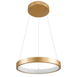 GLOBOSTAR® NEMESIS 61157 Μοντέρνο Κρεμαστό Φωτιστικό Οροφής LED 30W 3513lm 360° AC 220-240V IP20 Ρυθμιζόμενο Λευκό CCT με Χειριστήριο από 2700K έως 6000K Dimmable - Lumileds SMD Chip - Χρυσό Βούρτσας - Μ40 x Π40 x Υ4cm - 3 Χρόνια Εγγύηση