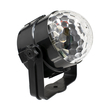GloboStar® 79601-1 LED Party Disco Μπάλα με Περιστρεφόμενα Φωτορυθμικά Εφέ Πολύχρωμη RGB 15W με Sound Control Activated Εφέ και με Ασύρματο Χειριστήριο AC 230V IP20 Μ11 x Π8.6 x Υ13cm