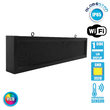 GLOBOSTAR® DISPLAY 90255 Κυλιόμενη Ψηφιακή Επιγραφή P10 Μονής Όψης LED AC 220-240V Αδιάβροχο IP65 RGBW - WiFi Control μέσω FK APP - Αισθητήρας Θερμοκρασίας & Υγρασίας - Μ104 x Π9 x Υ24cm - 2 Χρόνια Εγγύηση