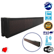 GLOBOSTAR® DISPLAY 90311 Κυλιόμενη Ψηφιακή Επιγραφή P10 Διπλής Όψης LED AC 220-240V Αδιάβροχο IP65 Κόκκινο - WiFi Control μέσω FK APP - Αισθητήρας Θερμοκρασίας & Υγρασίας - Μ168 x Π12 x Υ24cm - 2 Χρόνια Εγγύηση