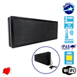 GLOBOSTAR® DISPLAY 90321 Κυλιόμενη Ψηφιακή Επιγραφή P10 Διπλής Όψης LED AC 220-240V Αδιάβροχο IP65 Κόκκινο - WiFi Control μέσω FK APP - Αισθητήρας Θερμοκρασίας & Υγρασίας - Μ104 x Π12 x Υ40cm - 2 Χρόνια Εγγύηση