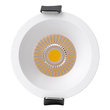 GLOBOSTAR® MICRO-B 60242 Χωνευτό Downlight Σποτ LED 7W 910lm 38° AC 220-240V IP20 Φυσικό Λευκό 4500K - Bridgelux COB Chip & TÜV SÜD Driver - Λευκό Ματ - Μ6 x Π6 x Υ7.8cm / Q5cm - 5 Χρόνια Εγγύηση