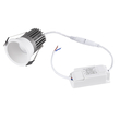 GLOBOSTAR® MICRO-B 60242 Χωνευτό Downlight Σποτ LED 7W 910lm 38° AC 220-240V IP20 Φυσικό Λευκό 4500K - Bridgelux COB Chip & TÜV SÜD Driver - Λευκό Ματ - Μ6 x Π6 x Υ7.8cm / Q5cm - 5 Χρόνια Εγγύηση