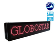 GLOBOSTAR® DISPLAY 90301 Κυλιόμενη Ψηφιακή Επιγραφή P10 Διπλής Όψης LED AC 220-240V Αδιάβροχο IP65 Κόκκινο - WiFi Control μέσω FK APP - Αισθητήρας Θερμοκρασίας & Υγρασίας - Μ104 x Π12 x Υ20cm - 2 Χρόνια Εγγύηση