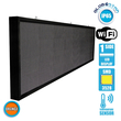 GLOBOSTAR® DISPLAY 90294 Κυλιόμενη Ψηφιακή Επιγραφή P10 Μονής Όψης LED AC 220-240V Αδιάβροχο IP65 Πορτοκαλί - WiFi Control μέσω FK APP - Αισθητήρας Θερμοκρασίας & Υγρασίας - Μ264 x Π9 x Υ72cm - 2 Χρόνια Εγγύηση