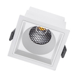 GLOBOSTAR® PLUTO-M 60272 Χωνευτό Downlight Σποτ με Honeycomb Anti Glare Reflector LED 10W 1300lm 38° AC 220-240V IP20 Φυσικό Λευκό 4500K - Bridgelux COB Chip & TÜV SÜD Driver - Λευκό Ματ - Μ8.4 x Π8.4 x Υ5.9cm / Q7.5 x 7.5cm - 5 Χρόνια Εγγύηση