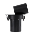 GLOBOSTAR® VIRGO-S 60304 Χωνευτό Κινούμενο Downlight Σποτ LED 7W 910lm 36° AC 220-240V IP20 Φυσικό Λευκό 4500K - Bridgelux COB Chip & TÜV SÜD Driver - Μαύρο Ματ - Μ9 x Π9 x Υ9cm / Q7.8cm - 5 Χρόνια Εγγύηση