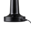 GloboStar® MOLLY 76515 Επαναφορτιζόμενο Επιτραπέζιο Φωτιστικό Πορτατίφ LED 1.5W 105lm 120° DC 5V IP44 Θερμό Λευκό 2700K Dimmable Μαύρο Αλουμίνιο - Μ10 x Π10 x Υ23cm - 2 Xρόνια Εγγύηση