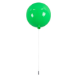 GLOBOSTAR® BALLOON 00653 Παιδικό Φωτιστικό Οροφής με Ντουί 1 x E27 AC 220-240V IP20 - Πράσινο - Μ30 x Π30 x Υ33cm