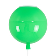 GLOBOSTAR® BALLOON 00653 Παιδικό Φωτιστικό Οροφής με Ντουί 1 x E27 AC 220-240V IP20 - Πράσινο - Μ30 x Π30 x Υ33cm