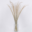 GloboStar® SMUTGRASS 36502 Αποξηραμένο Φυτό Χορταφιλιά - Μπουκέτο Διακοσμητικών Κλαδιών Μπεζ - Πράσινο Υ90cm - Σετ 100 τμχ