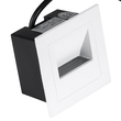 GLOBOSTAR® STEP-MINA 90626 Χωνευτό Αρχιτεκτονικό Φωτιστικό Διαδρόμου/Σκαλοπατιού LED 3W 330lm 30° DC 24V Αδιάβροχο IP65 Θερμό Λευκό 2700K Dimmable - Μαύρο & Λευκό - Μ8.3 x Π8.3 x Υ5cm / Μ6.6 x Π6.6cm - 3 Χρόνια Εγγύηση