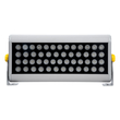 GLOBOSTAR® FLOODHENA 90640 Προβολέας Σποτ Wall Washer LED 48W 4320lm 30° AC 220-240V Αδιάβροχο IP65 Θερμό Λευκό 2700K - Bridgelux SMD Chip - Γκρι Ανθρακί - Μ39 x Π6 x Υ17cm - 3 Χρόνια Εγγύηση