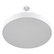 GLOBOSTAR® BURTON 61203-S Μοντέρνο Φωτιστικό Οροφής LED 75W 8625lm 120° AC 220-240V IP20 Ρυθμιζόμενο Λευκό CCT με Χειριστήριο από 2700K έως 6000K Dimmable - Lumileds SMD Chip - Λευκό Ματ - Μ60 x Π60 x Υ8cm - 3 Χρόνια Εγγύηση