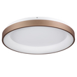 GLOBOSTAR® SALEM 61240 Μοντέρνο Φωτιστικό Οροφής LED 105W 12075lm 120° AC 220-240V IP20 Ρυθμιζόμενο Λευκό CCT με Χειριστήριο από 2700K έως 6000K Dimmable - Lumileds SMD Chip - Χάλκινο - Μ60 x Π60 x Υ8.5cm - 3 Χρόνια Εγγύηση