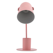 GloboStar® PENCASE 61565 Μοντέρνο Επιτραπέζιο Φωτιστικό Πορτατίφ Μονόφωτο 1 x E27 IP20 Ροζ Μέταλλο - Μ12 x Π15 x Υ38cm