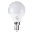 GLOBOSTAR® SPHERE 60012 Λάμπα E14 G45 LED 4W 400lm 260° AC 220-240V IP20 Ψυχρό Λευκό 6000K - Lumileds SMD Chip - Λευκό Γαλακτερό - Μ4.5 x Π4.5 x Υ7.8cm - 3 Χρόνια Εγγύηση