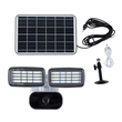 GloboStar® 86045 Αυτόνομος Ηλιακός Προβολέας LED SMD 24W 1200lm με IP Camera 1080P 2MP 4G SIM CARD WiFi 150° Ενσωματωμένη Μπαταρία 3200mAh Φωτοβολταϊκό Πάνελ Αισθητήρα Ημέρας-Νύχτας & Ρύθμιση Χρόνου Ανάμματος Αδιάβροχος IP66 Ψυχρό Λευκό 6000K - Ασημί